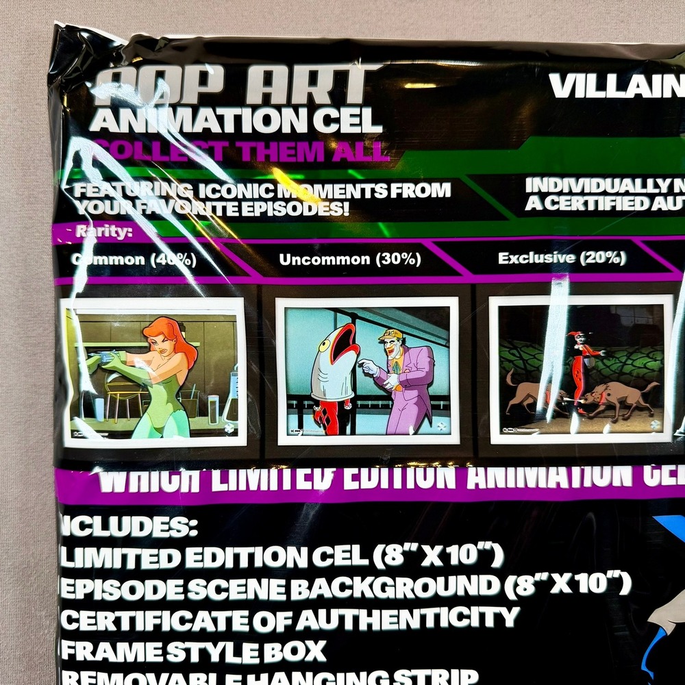 Batman Animated Series Villains of Gotham City Series 1 Pop Art Animation Cel - Picture 5 of 9